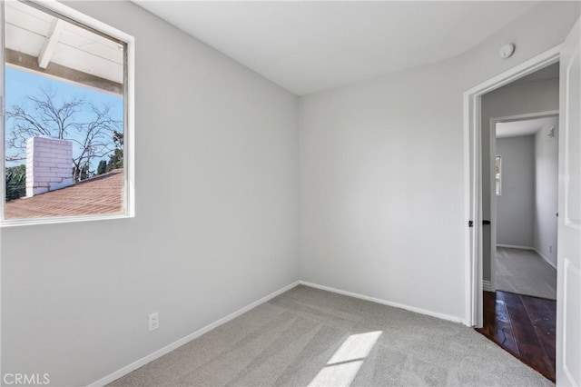 unfurnished bedroom featuring multiple windows and carpet flooring