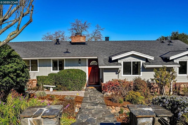 view of ranch-style house