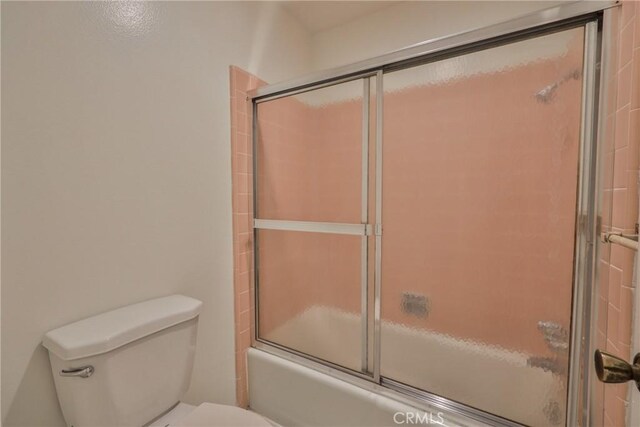 3179 Canal Point Dr, Hacienda Heights, CA 91745 - bathroom with toilet and shower / bath combination with glass door