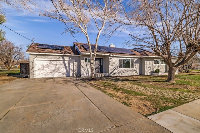 266 E Fig Ln, Corning, CA 96021 - single story home with a garage and solar panels