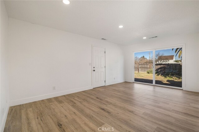 266 E Fig Ln, Corning, CA 96021 - unfurnished room featuring light hardwood / wood-style flooring