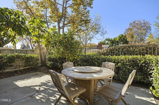 view of patio