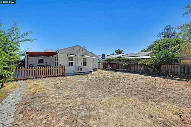 view of rear view of property