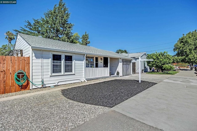 view of ranch-style house