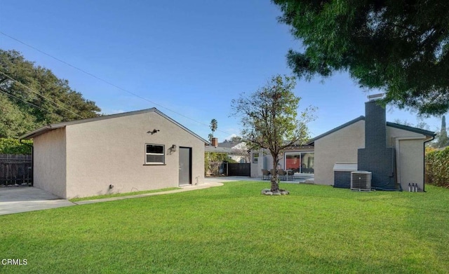 exterior space featuring central AC unit