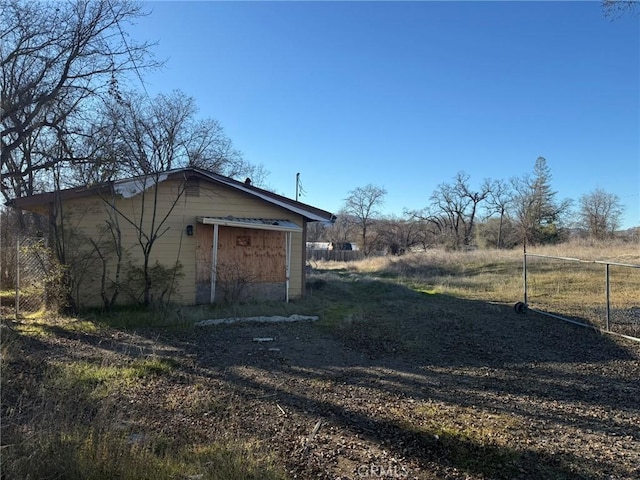 view of outbuilding