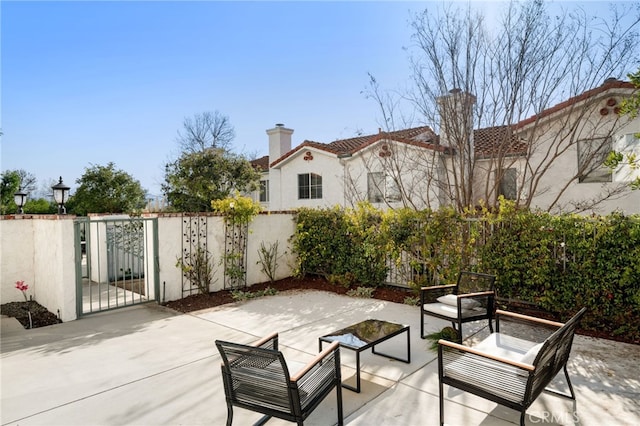 view of patio