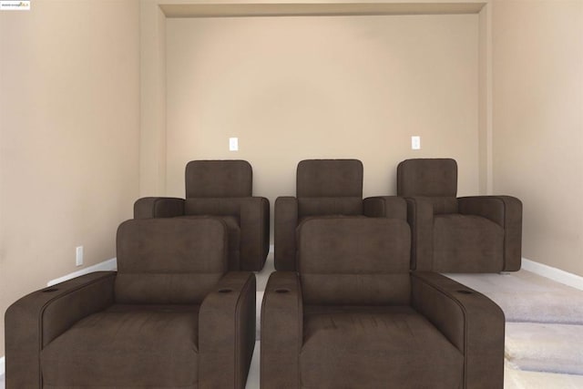 view of home theater