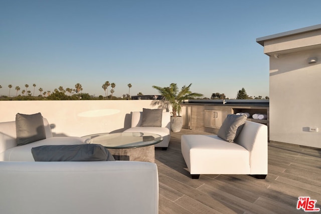 view of patio / terrace with outdoor lounge area