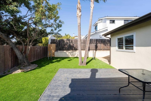 exterior space with a wooden deck