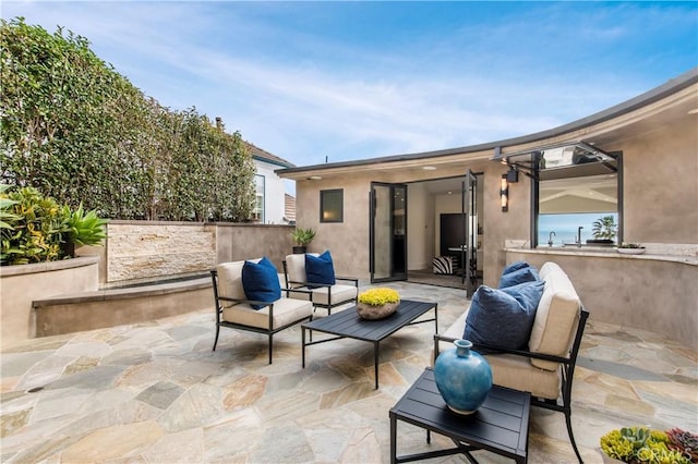 view of patio / terrace with outdoor lounge area