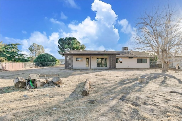 view of rear view of property