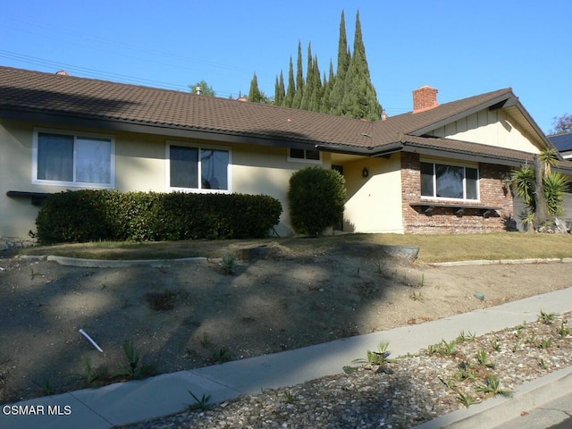 view of ranch-style home