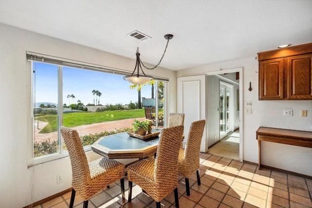 view of dining room