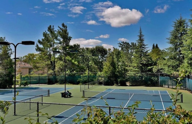 view of sport court