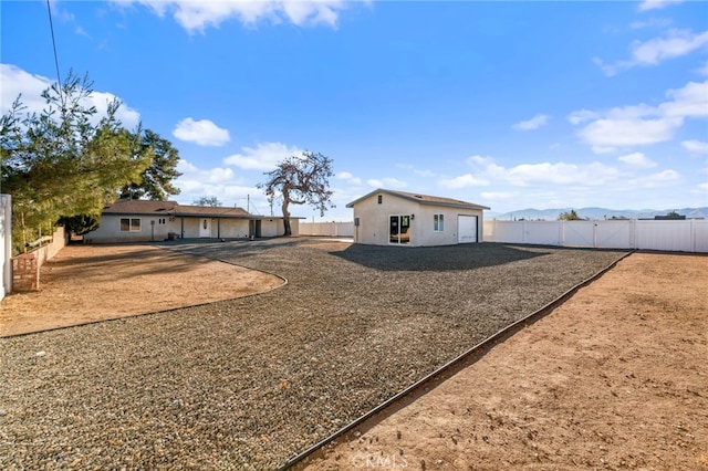 view of back of property