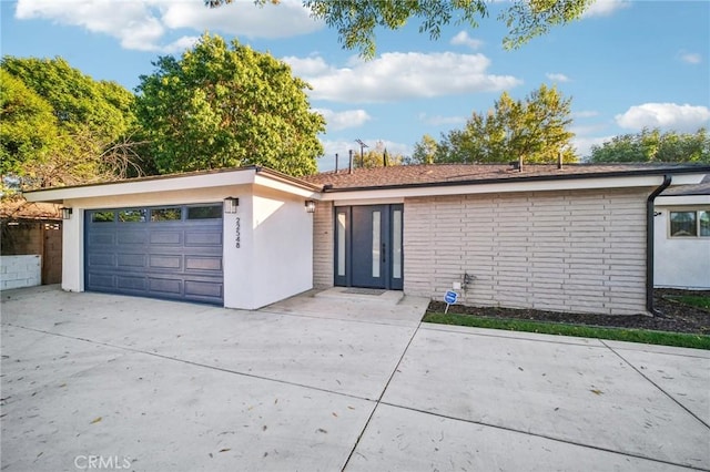 ranch-style house with a garage