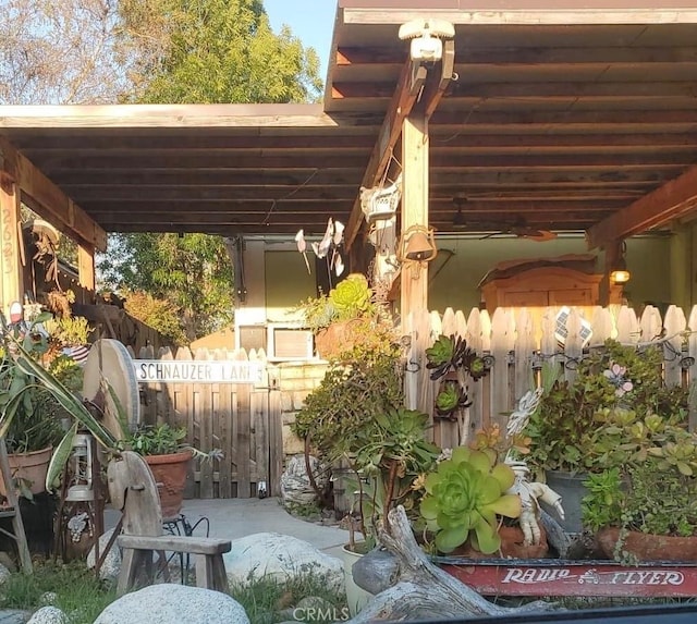 view of patio