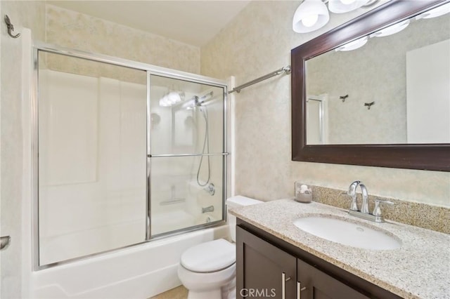 2106 Latham St, Simi Valley, CA 93065 - full bath featuring combined bath / shower with glass door, vanity, and toilet