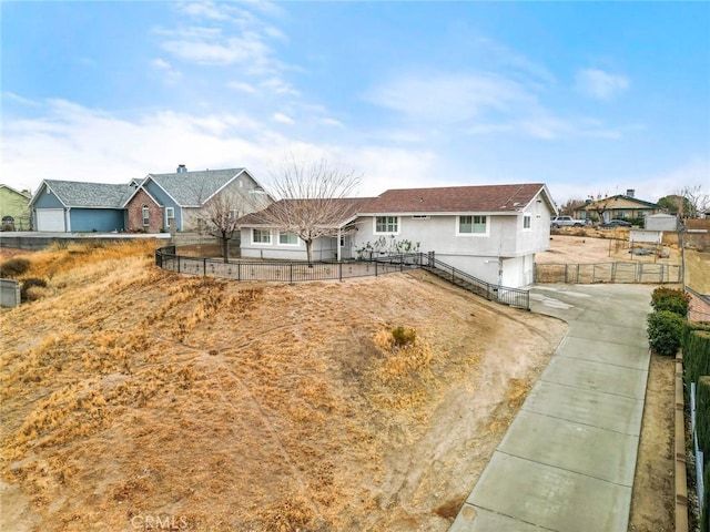 view of rear view of property