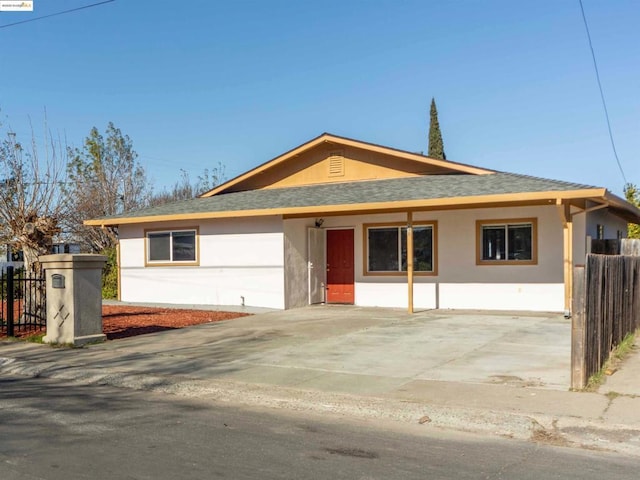 view of ranch-style house