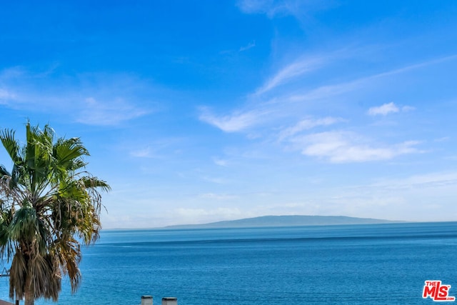 water view featuring a mountain view