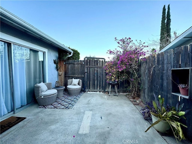 view of patio