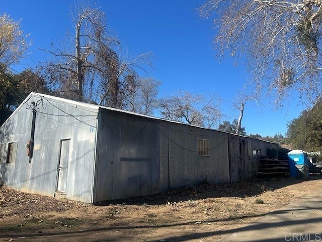 view of outbuilding