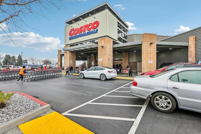 view of vehicle parking