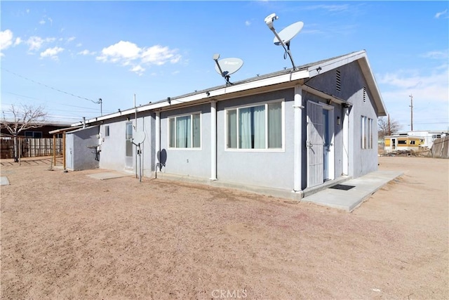 view of rear view of property