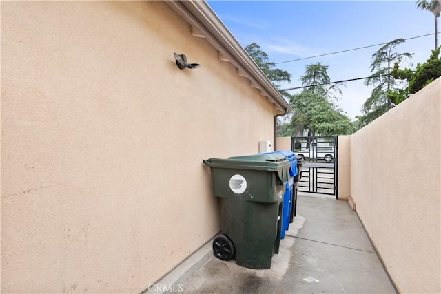 6770 Oak Ave, Arcadia, CA 91007 - view of side of property with a gate and stucco siding