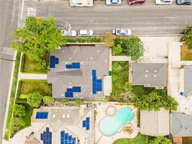 6770 Oak Ave, Arcadia, CA 91007 - drone / aerial view of a pool area