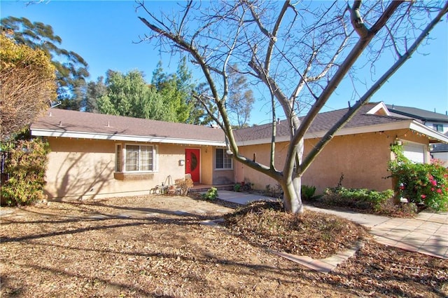 view of ranch-style home