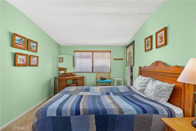 bedroom featuring carpet flooring