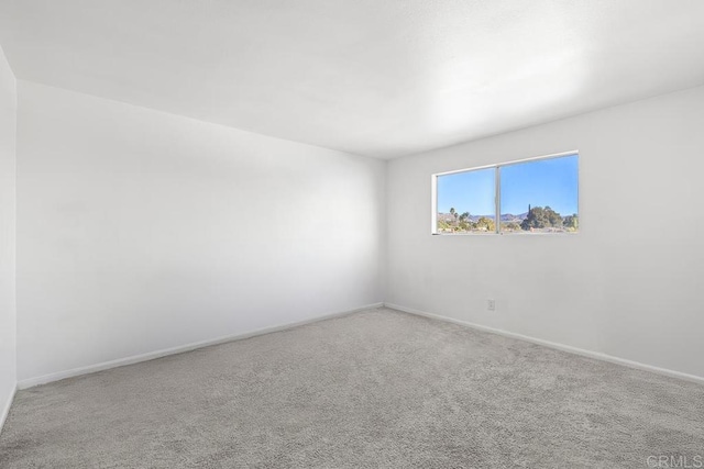 spare room featuring carpet floors