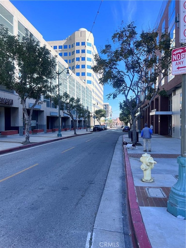 285 W 6th St Unit 426, San Pedro, CA 90731 - view of asphalt road with sidewalks, curbs, and street lights