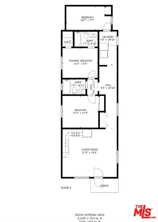 12530 Birch Ave, Hawthorne, CA 90250 - view of property floor plan