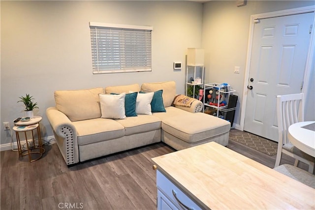 12530 Birch Ave, Hawthorne, CA 90250 - living area with dark wood-type flooring