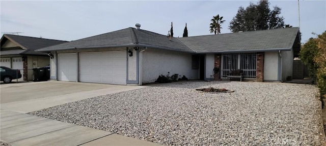 ranch-style house with a garage