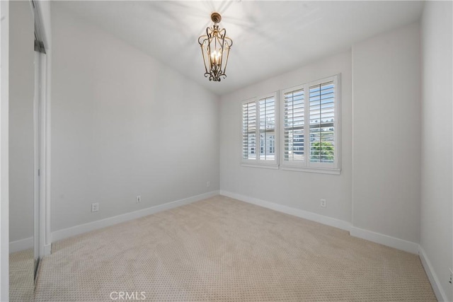 6011 Dawn Crk Unit 7, Playa Vista, CA 90094 - empty room with carpet and a chandelier