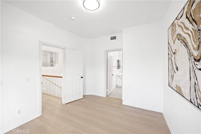 interior space featuring light hardwood / wood-style flooring