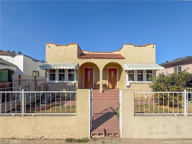 view of mediterranean / spanish home