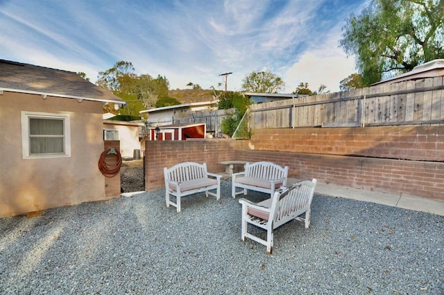 view of patio