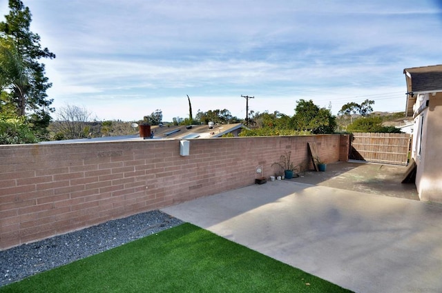 view of patio