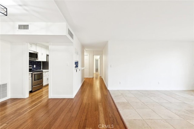 interior space featuring light hardwood / wood-style flooring