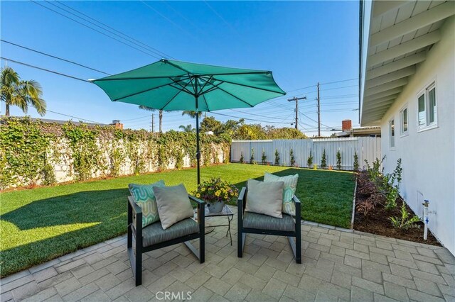 view of patio