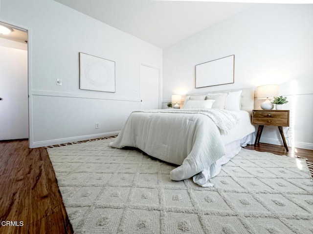 bedroom featuring light wood-type flooring