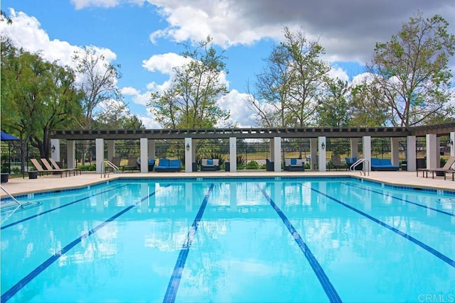 view of pool