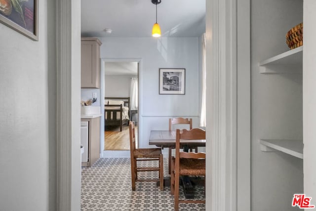 view of dining room