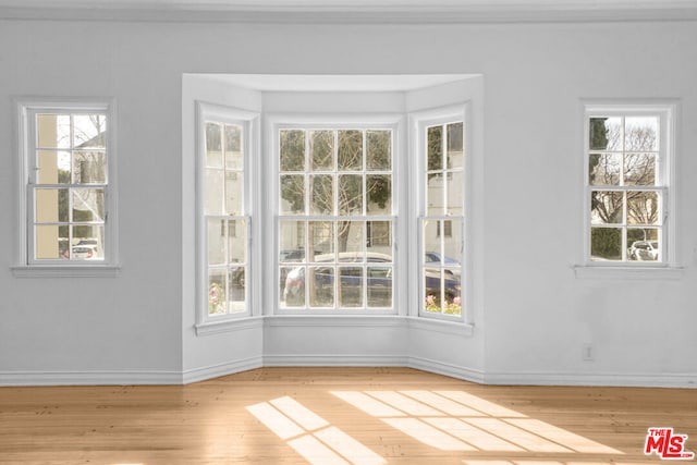 interior space featuring light wood-type flooring